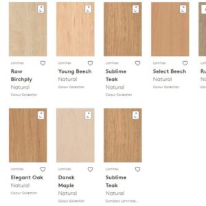 Carrington Dining Laminate Top Colours