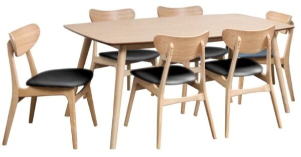 Gangnam 1800x900 Table Natural 6xFinland PU Black edited