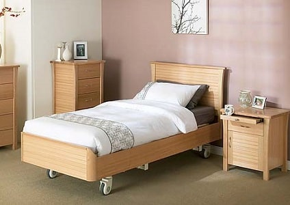 Linear Bedframe Clear Lacquer