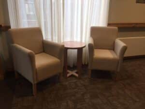 Sparrow Chairs and Sienna Coffee Tables