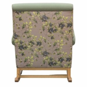 Wentworth Care Rocking Chair Eucalyptus Bud Stone Tessuto Zucchini 3