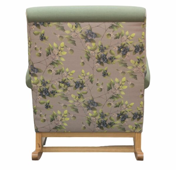 Wentworth Care Rocking Chair Eucalyptus Bud Stone Tessuto Zucchini 3