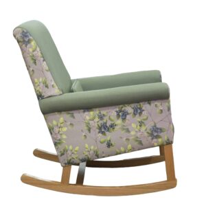Wentworth Care Rocking Chair Eucalyptus Bud Stone Tessuto Zucchini 4