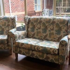 Bowman 2 seater and chair