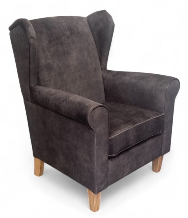 Bowman Wing Back Australian Made Lexie Charcoal 2