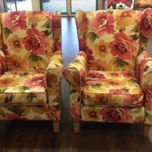 Bowman Wing Back Chair 2 rotated