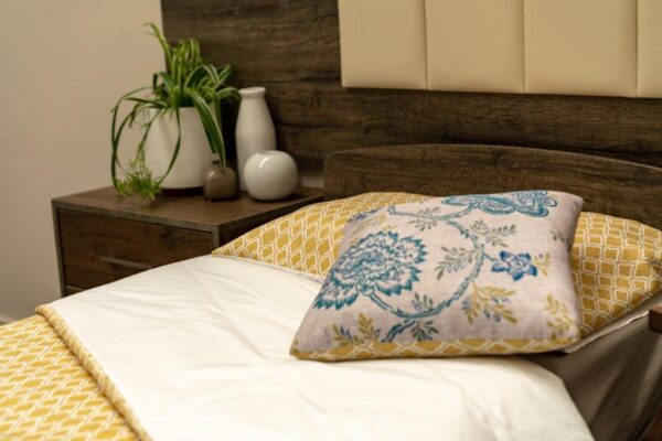 Doona Cover Materialised Sutton on top with matching pillow case 11