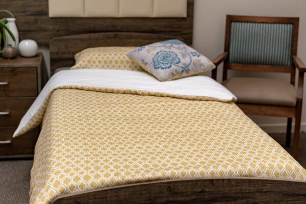 Doona Cover Materialised Sutton on top with matching pillow case 6