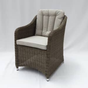 Liverpool Dining Chair cream cushions