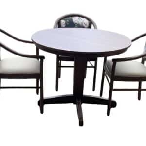 Pedestal Table Manuela Chairs