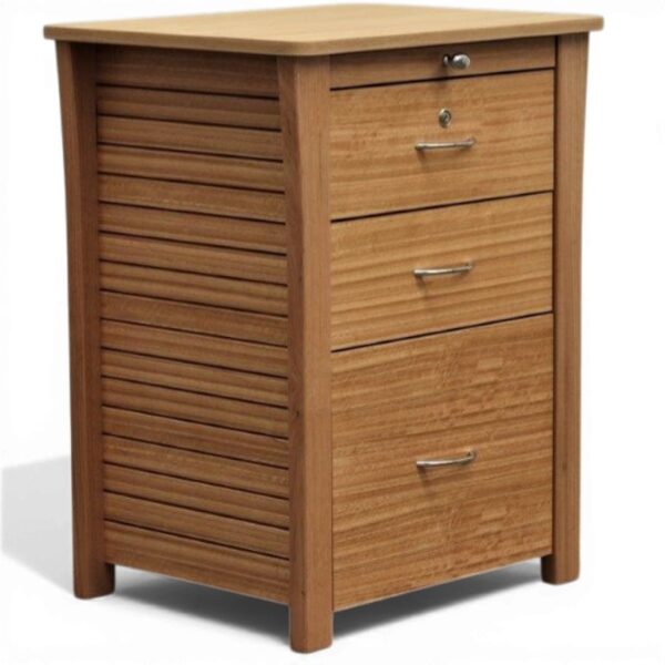 Linear Large Bedside Table 3 Drawer