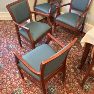 Twilight Glengarry Stephanie chairs with castors
