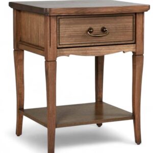 elise 1 drawer bedside table with shelf australian made 2