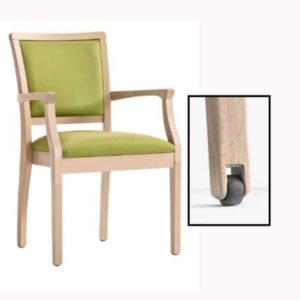 stephanie chair with front castors