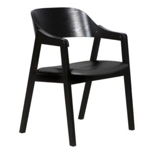Norway Chair Black PU Black