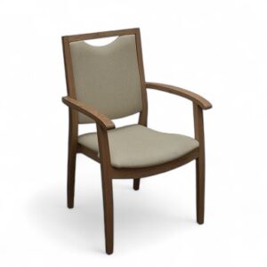 health dining chair with arms natural