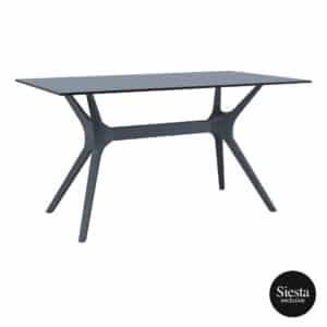 ibiza table 180 anthracite