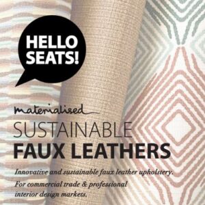 materialised sustainable Faux leathers