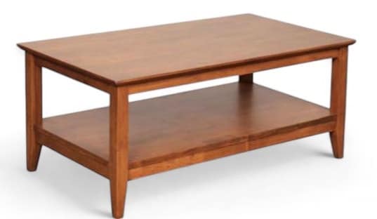 quadrat coffee table with shelf photoroom