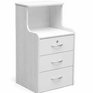 3 Drawer Hutch White
