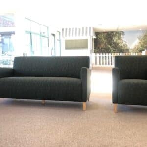 Bentley 3 seater and armchair