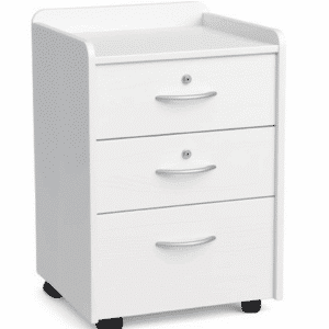 ari bedside table white