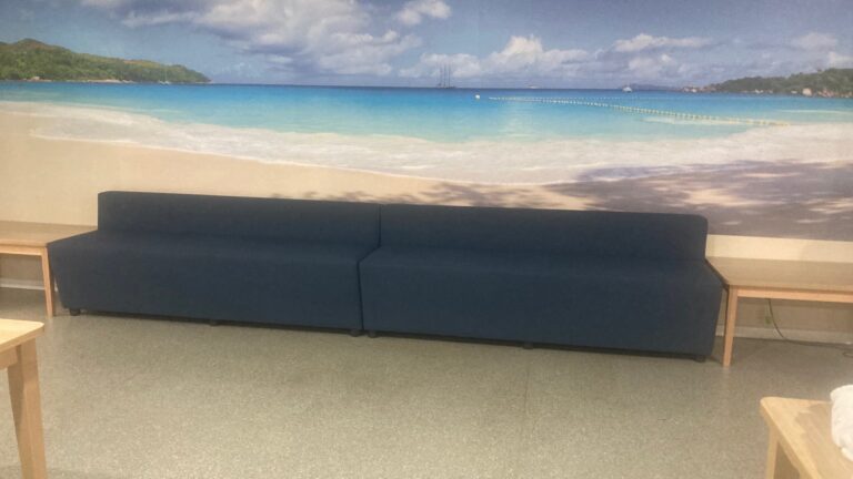 Banquet Seating with side tables