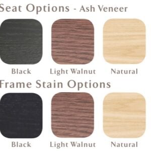 Bergen Chair stain options