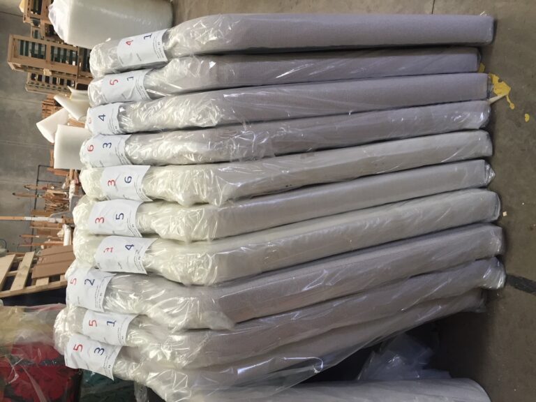 NewDirection Care bedheads lined up ready to go