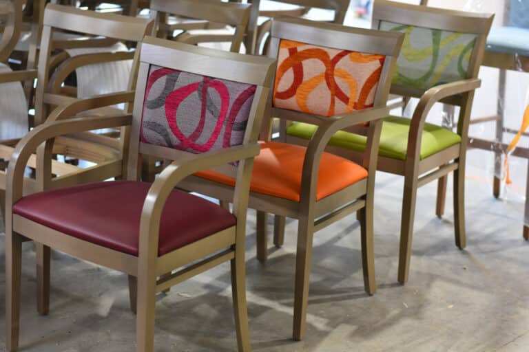 Rimini with circles fabric scaled