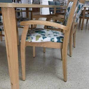 Yarrawonga Health Provence Marta Chairs Java Teal Elegant Oak tables 10