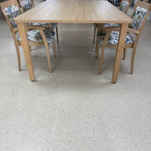 Yarrawonga Health Provence Marta Chairs Java Teal Elegant Oak tables 7