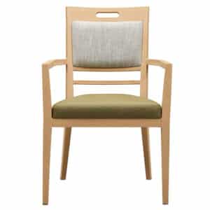 holly arm chair front