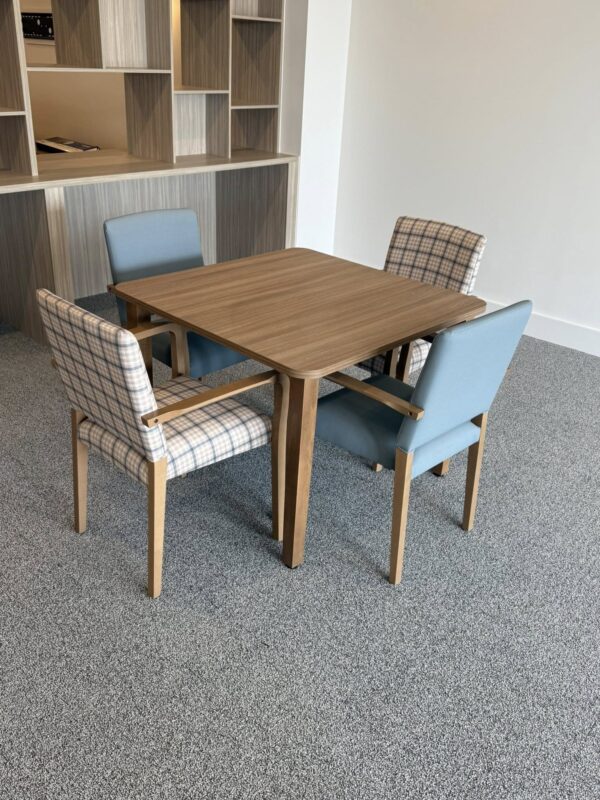 Balmoral chairs and high clearance dining table