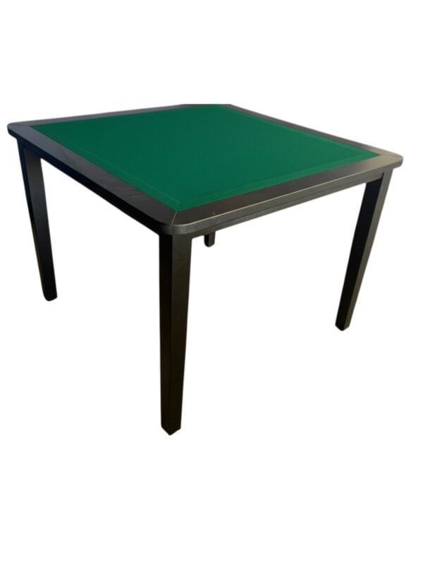 Games Table with green insert 4 legs Photoroom