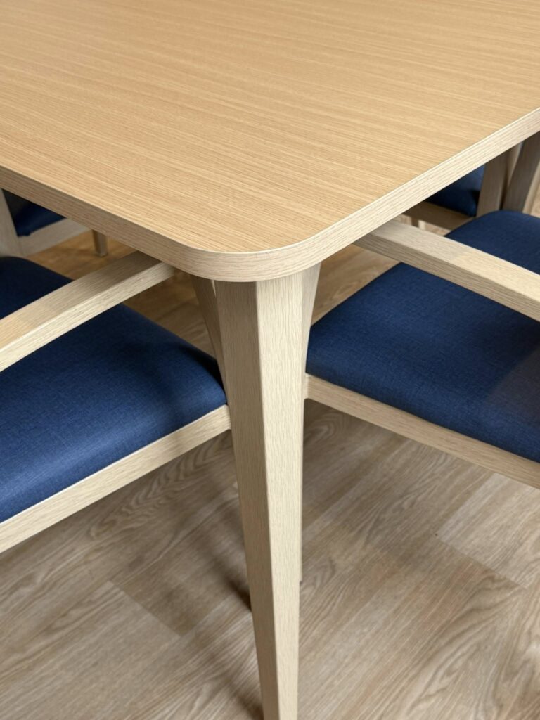 Doutta Gala Yarraville Aluminium chairs and tables Tuross Oak tops