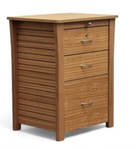 Linear Large Bedside Table 3 Dr and tray Australian Made