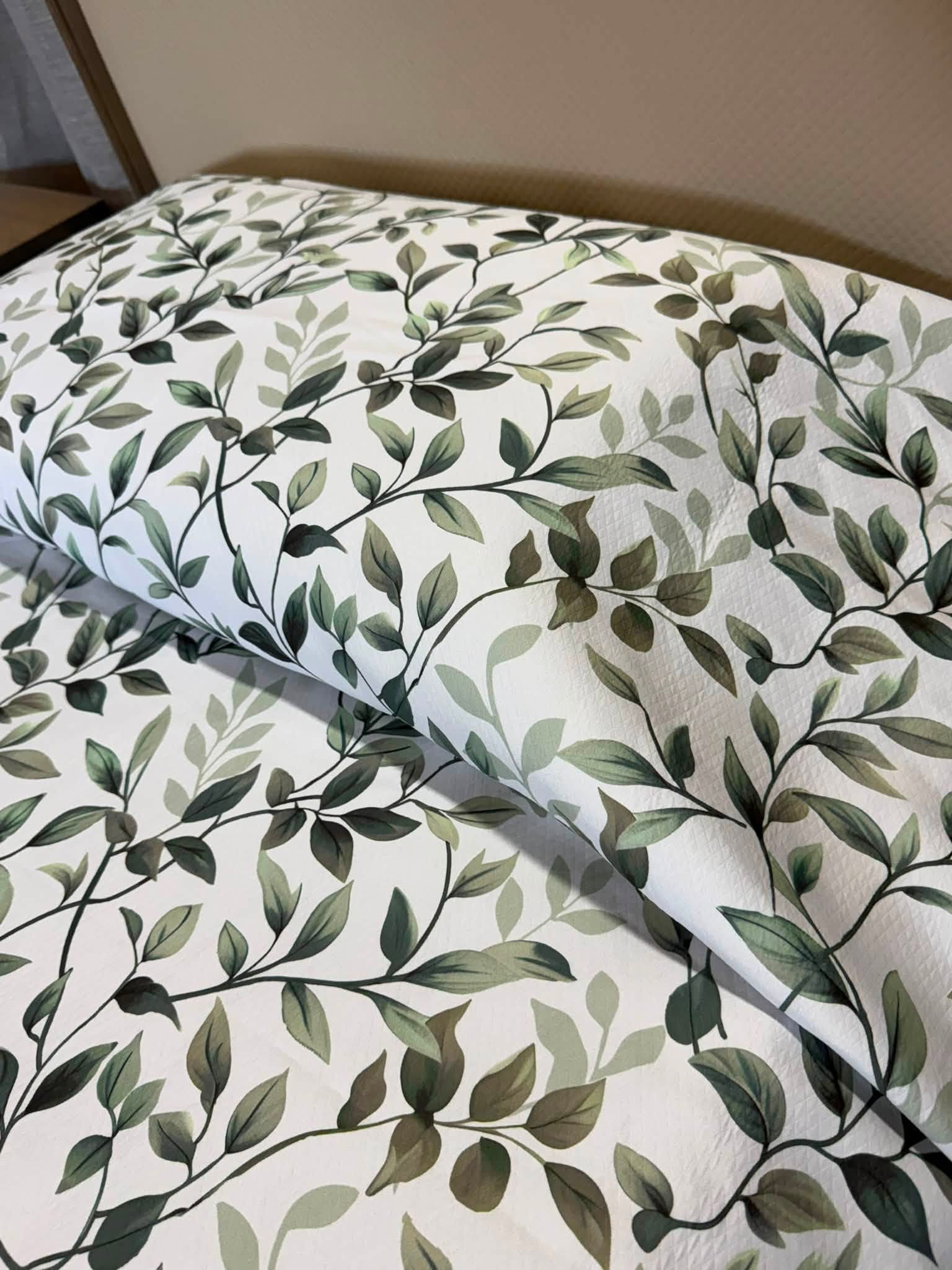 Eden Bedspread Olive Close up head