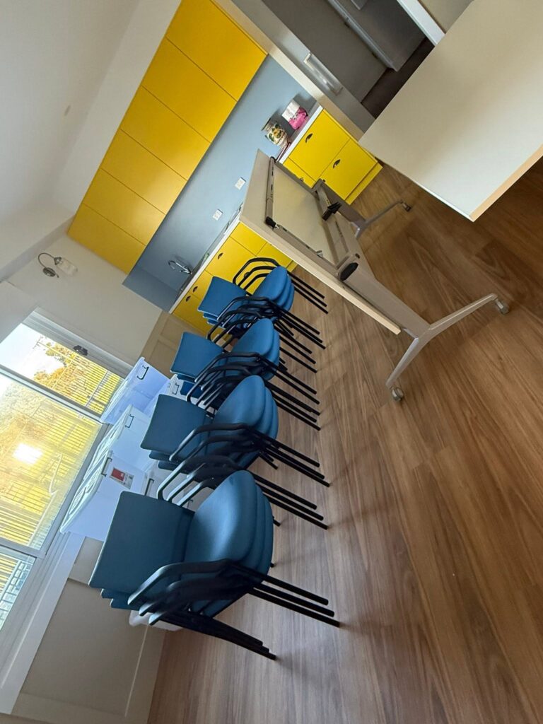 Woodend Activity Chairs and Flip Top Tables