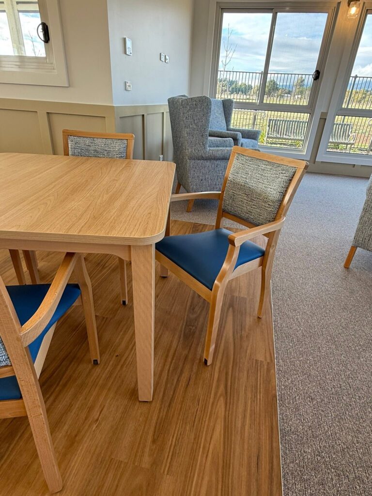 Woodend Carrington Tables Elegant Oak Stephanie Chairs with wheels 2