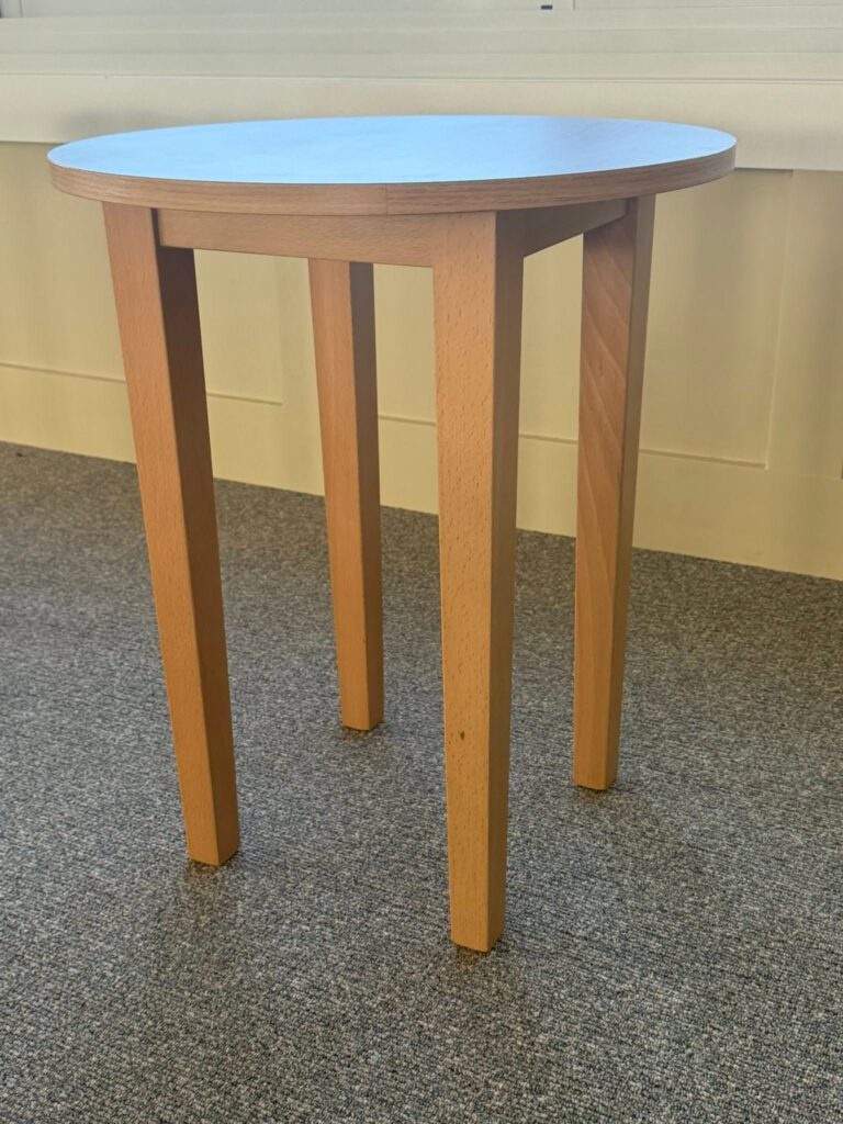 Woodend Nova Round Coffee Table Elegant Oak Top