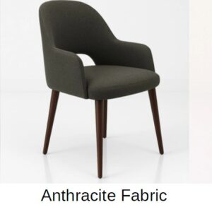New Orleans Bourbon Anthracite Fabric Seat