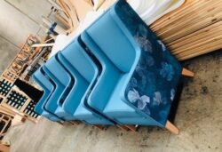 St Basils Marlena chairs in two tone